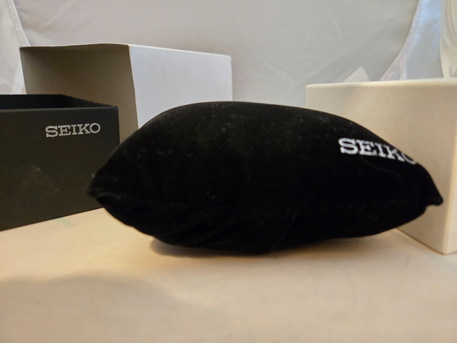 Seiko Empty Presentation Watch Gift Box With Warranty Card Booklet Pillow